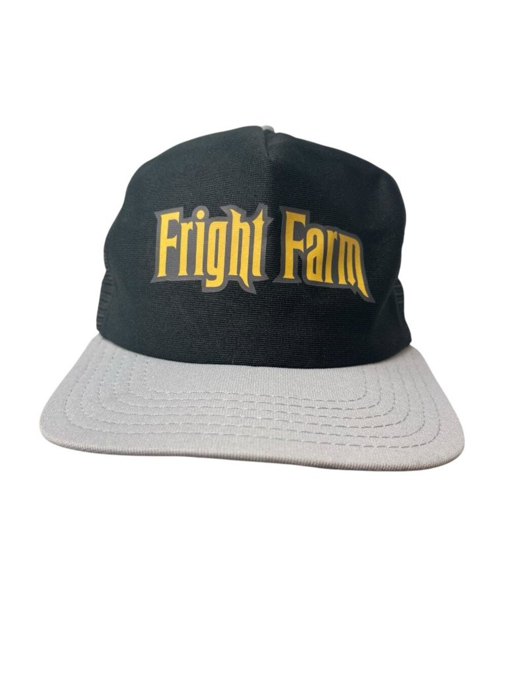 Fright Farm Haunted House Halloween Smithfield PA Pittsburgh Trucker Hat Cap Vtg
